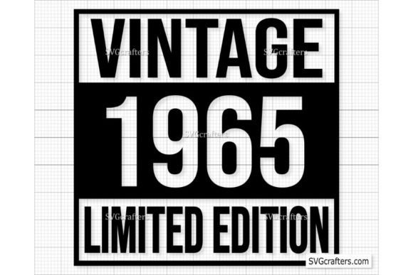 Download Vintage 1965 Svg Png, 57th Birthday Svg - 1965 Collection