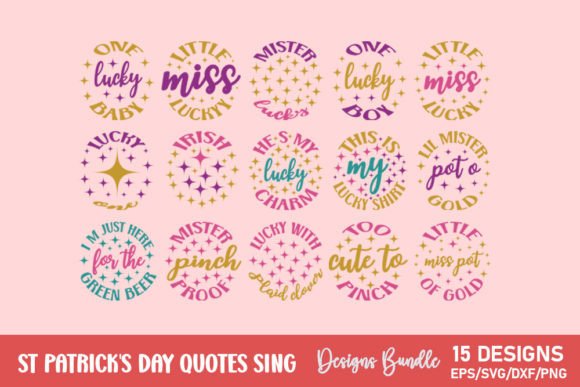 Download St Patrick's Day Quotes Sing Bundle - St patrick's day quotes Collection