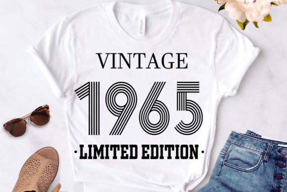 Download Vintage Since 1965 Svg, Birthday Svg, 57 - 1965 Collection